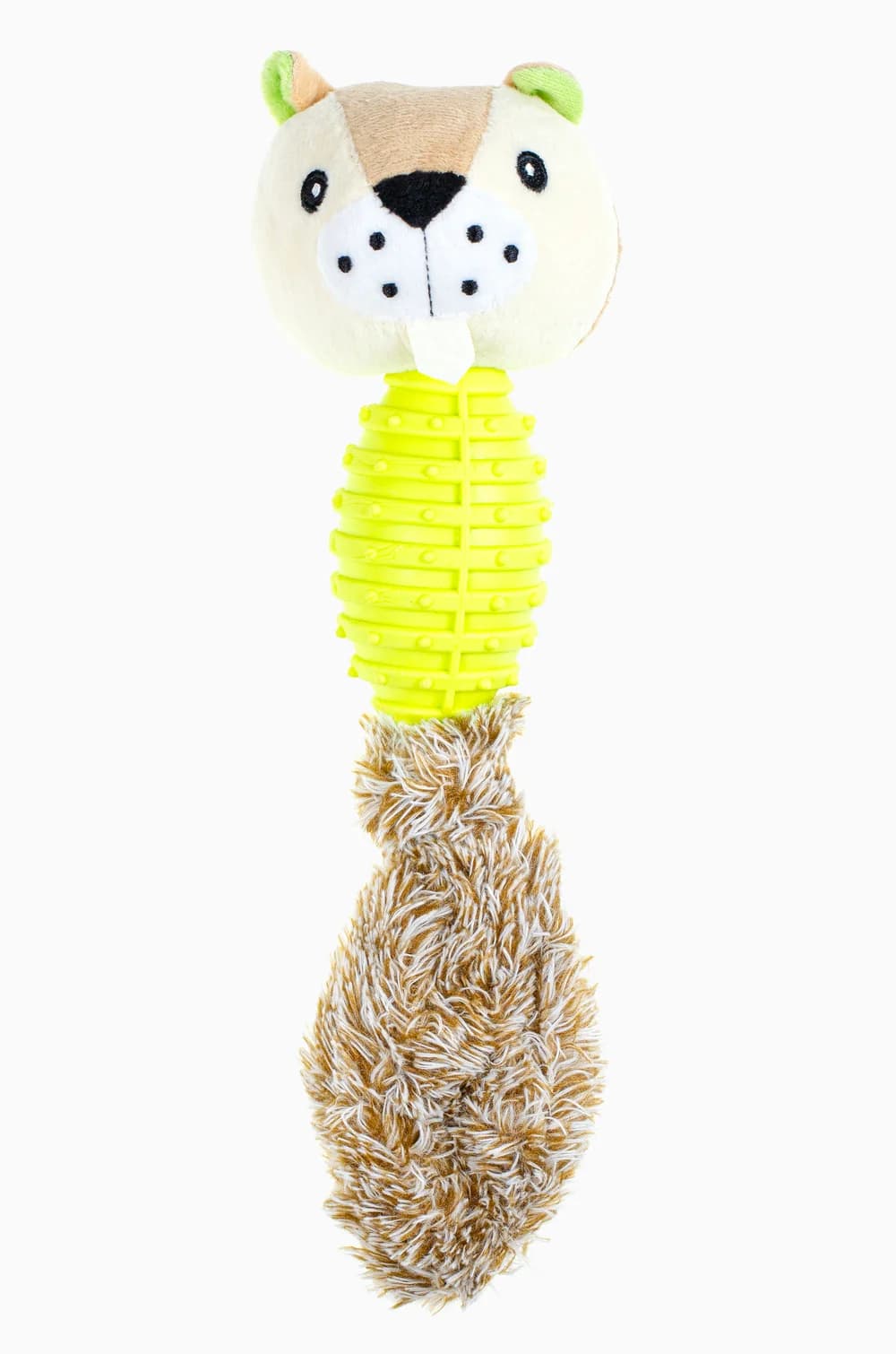 Іграшка для собак Білка з пискавкою та шелестом (40х10 см)