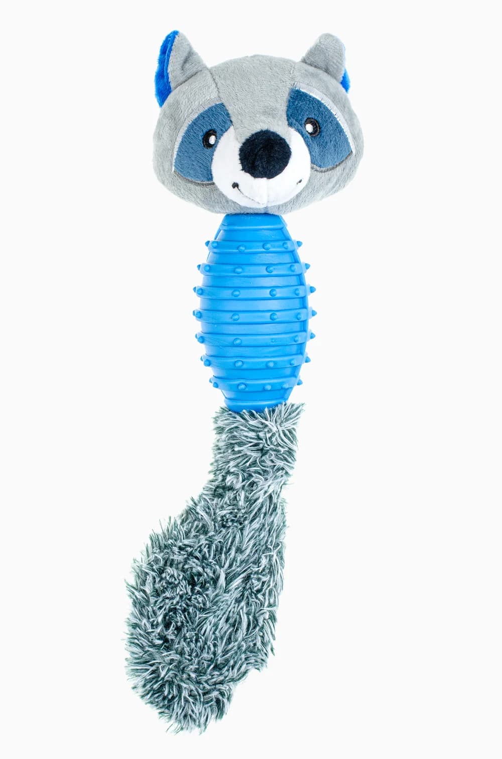 Іграшка для собак Єнот з пискавкою та шелестом (39х10 см)