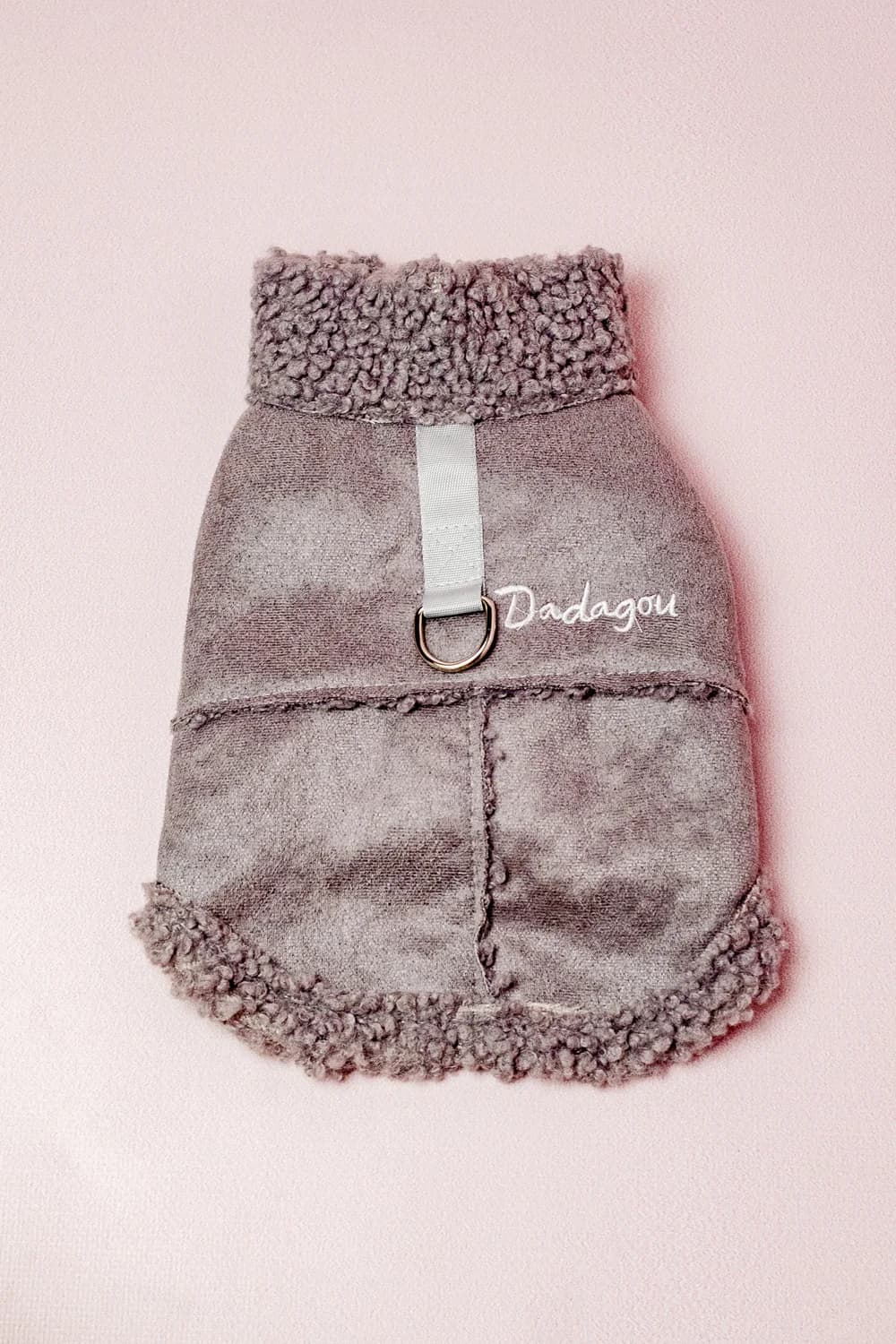 Жилетка для собак теплый с кольцом для поводка S