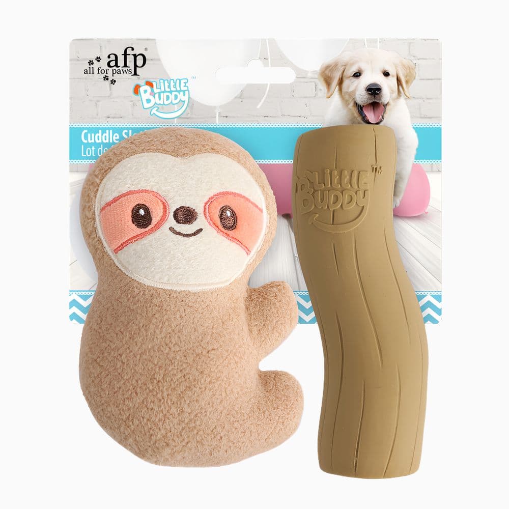 Іграшка для собак AFP набір лінивець + палка 13 см